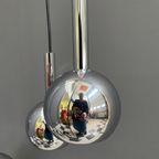 Chrome 6 Ball Sphere Lamp 1960S thumbnail 5