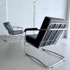 2X Vintage Lounge Chair By Enrico Prampolini For Cova Milano thumbnail 15