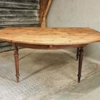 Antieke Tafel Eettafel Franse Wandtafel thumbnail 19