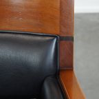 In Goede Staat Verkerende Zwarte Art Deco Schuitema Design Fauteuil Uit De Decoforma Serie thumbnail 13