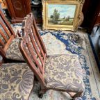 Set Van 6 Antieke Stoelen Lodewijk Xv-stijl. thumbnail 8