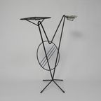 Fifties Bijzettafeltje Met Krantenrek En Cogebi Ornamin Onderdelen thumbnail 5