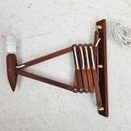 Schaarlamp Of Harmonicalamp Wandlamp Teak Hout Deens Design thumbnail 2