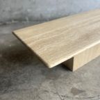 Vintage Italian Travertine Coffee Table, 1960S thumbnail 6