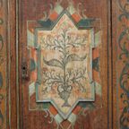 Antieke Beschilderde Bruidskast 1795 thumbnail 13