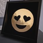 Love Smiley Verguld 23Ct Goud In Lijst thumbnail 7