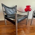 2 Vintage Leren Stoelen Van Johanson Design Van Bârje Johanson, Sweden, 1970S thumbnail 14