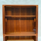 Restored Vintage dyrlund Display Cabinet With Sliding Glass Doors thumbnail 7