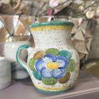 Kruik Vaas Flowers Handmade Vintage thumbnail 7
