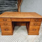 Vintage Bureau Eikenhout 80 X 150 Cm thumbnail 20