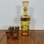 Vintage Shotjes Set, Karaf Met 6 Borrelglaasjes thumbnail 4