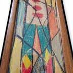 Chalk Drawing / 1960s / Height 80 Cm thumbnail 5