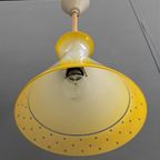 Yellow Glass Pendant Lamp 1950S thumbnail 7