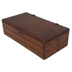 Antique - Handmade Sewing Box With Foldable Compartments - Rare And Very Well Made - Ca 1920’S thumbnail 3