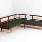 Tove & Edvard Kindt-larsen Deense Mid-century Modulaire Hoekbank thumbnail 11