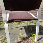 6 Zeldzame Pastoe Design Stoelen. Pastoe Eetkamer Stoelen. Unieke Vintage Stoelen thumbnail 11