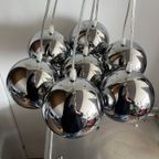 Vintage Chrome Bollen Lamp Retro Space Age thumbnail 6