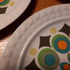 Set Van 5 Retro Vintage Pontesa Gebaks Bordjes, Tapas Borden thumbnail 15