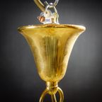 Vintage Christoph Palme Design Kroonluchter – Glazen Pegels – Jaren 60 thumbnail 13