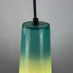 Light Blue Glass Pendant Light By Massimo Vignelli For Venini, 1950 thumbnail 7