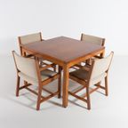 1990’s Vintage Danish Dining Set From Christian Hvidt By Soborg Mobelfabrik thumbnail 2