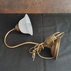 Vintage – Bureaulamp – Tafellamp -Bedlamp – Opaline Kap thumbnail 2