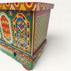 Folk Art Wedding Chest, Hand Painted, Central/Eastern Europe thumbnail 8