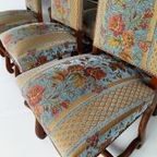 Beech Os De Mouton Tapestry Chairs (Set Of 6) thumbnail 9