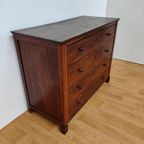 Vintage Antiek Landelijk Frans Dressoir Commode Ladekast 809 thumbnail 9