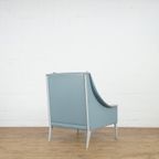 Leather Gio Ponti Lounge Chair Model Dezza For Poltrona Frau thumbnail 3