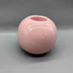 Keramieken Bol Kandelaar Voor Waxine Pastel Roze thumbnail 3