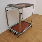 Vintage Mid Century Trolley Barcart Drankenkar Butlerwagen Serveerwagen 1 thumbnail 4