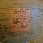 Art Deco Franse Glazen Globe M. Picquart, Circa 1930 thumbnail 5