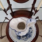 Antieke Victoriaanse Wastafel / Lampethouder thumbnail 6