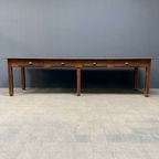Grote Grenenhouten Kloostertafel Met Lades thumbnail 4