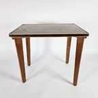 Vintage Plantentafel - Bijzettafel - Hout - Metaal - 60'S thumbnail 7