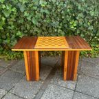 Vintge Schaak/bijzet Tafel thumbnail 5