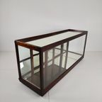 Antieke Engelse Winkeltoonbank Met Spiegel – Circa 1920 thumbnail 6