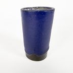 Pieter Groeneveldt - Model 104-11 - Vaasje - Kobaltblauw - Zwart - 1960/1969 thumbnail 2