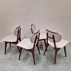 4 Vintage Eetkamerstoelen 4 Vintage Stoelen Bekleed thumbnail 17