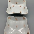 Set Schalen Bavaria Oranje Bloemmotief 2 Stuks thumbnail 4