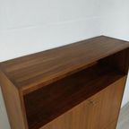 Vintage Mid Century Secretaire Barkast Wandkast thumbnail 11