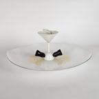 Paraplulamp - Retro - Vintage - Glas - Metaal - 3E Kwart 20E Eeuw thumbnail 6
