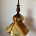 Vintage Hanglamp Oker/Bruin/Geel thumbnail 4