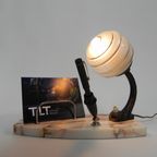Art Deco Bureaulamp Met Pennenhouder En Brievenhouder | Kerst thumbnail 4