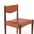 Set 6 Palissander Eetkamerstoelen Stoelen Vintage 'cellemuiden' thumbnail 4