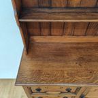 Vintage Landelijke Brocante Keukenkast, Barkast, Wandkast, Buffetkast, Ladekast thumbnail 19