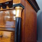 Antiek Franse Empire Klepsecretaire thumbnail 11