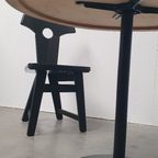 Messing Gepatineerde Tafel Rond Wabi Sabi Gietijzer Voet Pedrali thumbnail 13
