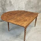 Antieke Eettafel Tafel Franse Wandtafel thumbnail 9